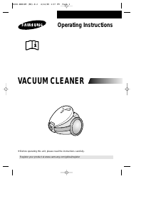 Manual Samsung VC-7114H Vacuum Cleaner