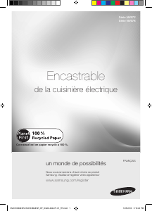 Mode d’emploi Samsung NV6723BGESR/EF Four