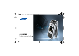Bedienungsanleitung Samsung SGH-E720I Handy