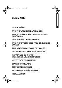 Mode d’emploi Laden EV 1272 Lave-linge