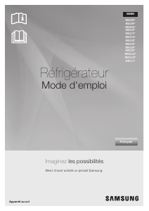 Mode d’emploi Samsung RB31HSR2DSA1EF Réfrigérateur combiné