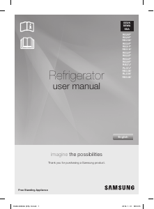 Handleiding Samsung RB31FEJNBSA Koel-vries combinatie