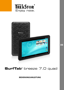 Bedienungsanleitung TrekStor SurfTab breeze 7.0 Quad Tablet