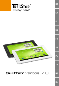 Manual de uso TrekStor SurfTab ventos 7.0 Tablet