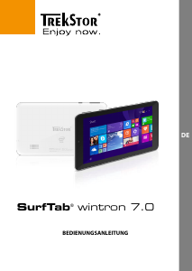 Bedienungsanleitung TrekStor SurfTab wintron 7.0 Tablet