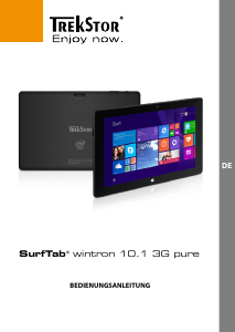 Bedienungsanleitung TrekStor SurfTab wintron 10.1 3G Pure Tablet