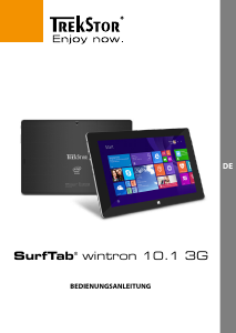 Bedienungsanleitung TrekStor SurfTab wintron 10.1 3G Tablet