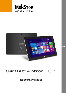 Bedienungsanleitung TrekStor SurfTab wintron 10.1 Tablet