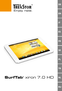 Mode d’emploi TrekStor SurfTab xiron 7.0 HD Tablette