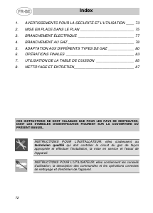 Mode d’emploi Smeg AP73X Table de cuisson