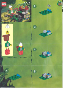 Manuale Lego set 1271 Adventurers Sorpresa giungla