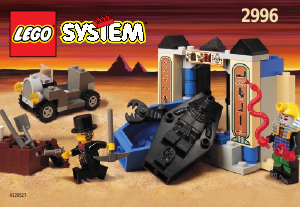 Bedienungsanleitung Lego set 2996 Adventurers Tempel