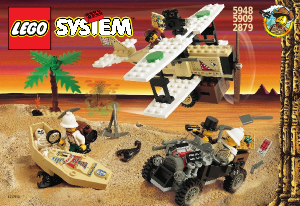 Manuale Lego set 5909 Adventurers Spedizione nel deserto