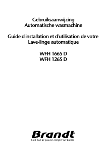 Mode d’emploi Brandt WFH1265D Lave-linge