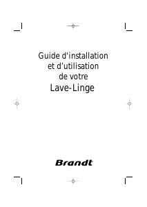 Mode d’emploi Brandt WFH1176F Lave-linge