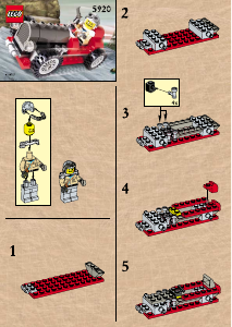 Bruksanvisning Lego set 5920 Adventurers Ö racer