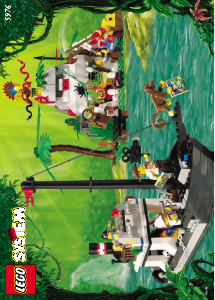 Manuale Lego set 5976 Adventurers Spedizione fiume