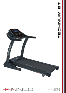 Manual Finnlo 3510V3 Technum BT Treadmill