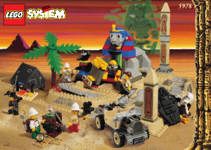 Handleiding Lego set 5978 Adventurers Het geheim van de sfinx