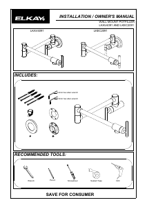 Manual Elkay LKAV4091 Faucet