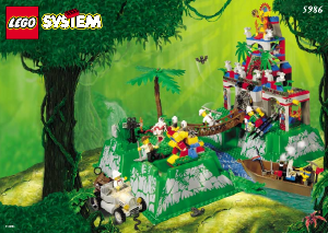 Bruksanvisning Lego set 5986 Adventurers Hemliga djungel tempel