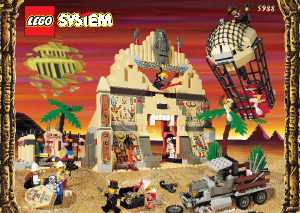 Bedienungsanleitung Lego set 5988 Adventurers Tempel des Anubis