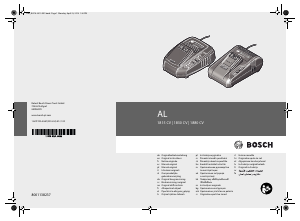 Manual Bosch AL 1880 CV Carregador de pilhas