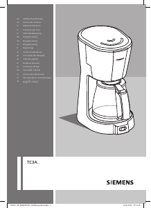 Manual Siemens TC3A0307 Cafetieră