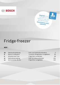 Manuale Bosch KGF56PICP Frigorifero-congelatore