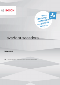 Manual de uso Bosch WNA14400ES Lavasecadora