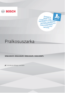 Instrukcja Bosch WNA14405PL Pralko-suszarka