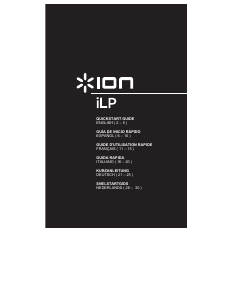 Manual de uso ION iLP Giradiscos