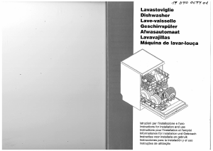 Manual Smeg DWF1 Dishwasher