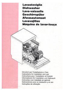 Manual Smeg DWF64.1SS Máquina de lavar louça