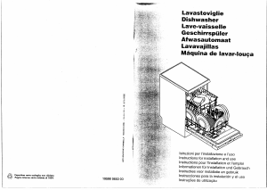 Bedienungsanleitung Smeg DWI45.1 Geschirrspüler