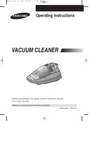 Manual Samsung SC7930 Vacuum Cleaner