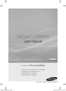 Manual Samsung VC-920 Vacuum Cleaner