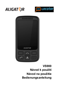 Manuál Aligator VS900 Mobilní telefon