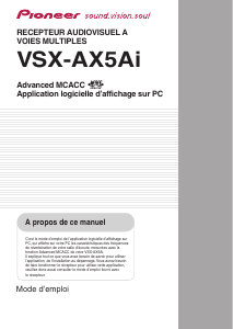 Mode d’emploi Pioneer VSX-AX5Ai Récepteur
