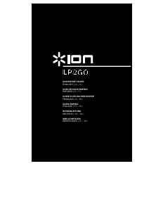 Manual de uso ION LP 2 Go Giradiscos