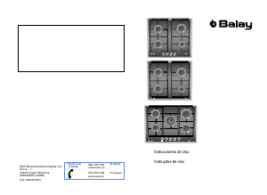 Manual de uso Balay 3EMG399B Placa