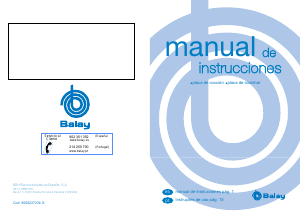 Manual de uso Balay 3EFB334N Placa