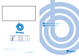 Manual de uso Balay 3EB1030LB Placa