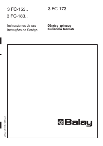 Manual de uso Balay 3FC1736B Refrigerador