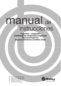 Manual de uso Balay 3KF1080T Frigorífico combinado