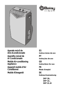 Manual de uso Balay 3XP2201 Aire acondicionado