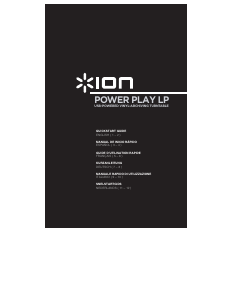 Manuale ION Power Play LP Giradischi