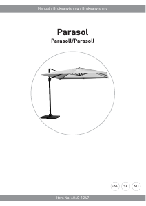 Handleiding Rusta 6040-1247 Parasol