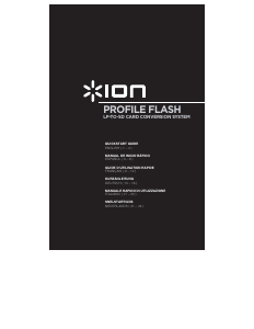 Mode d’emploi ION Profile Flash Platine