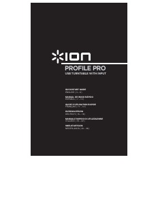 Manuale ION Profile Pro Giradischi